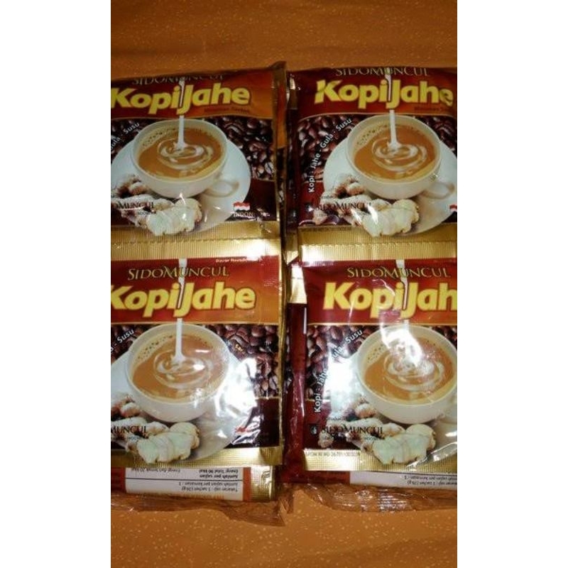 

Kopi Susu Jahe, Susu Jahe Sidomuncul renteng isi 10sachet/renteng