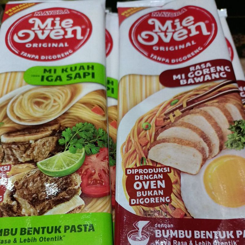 

Mie Oven Tanpa di goreng All varian