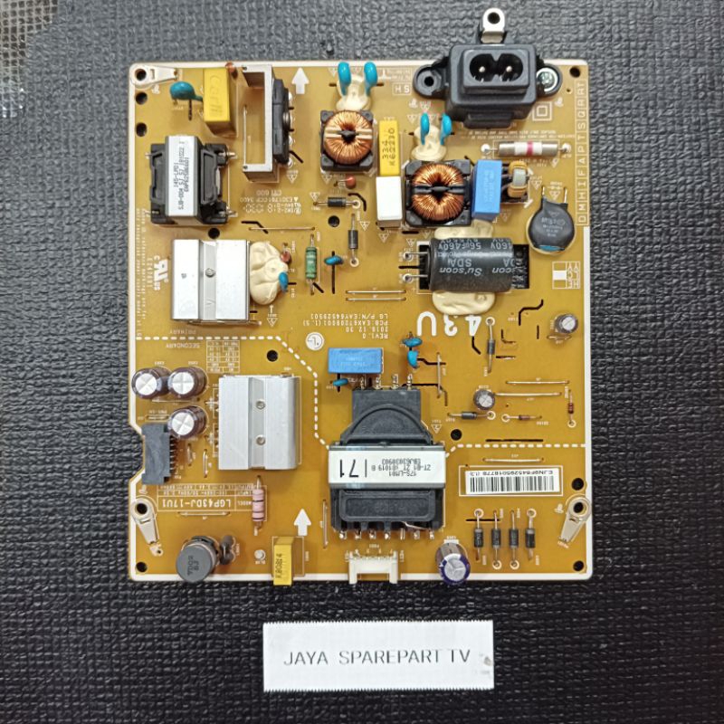 POWER SUPPLY LG 43UK6300PTE - PSU - REGULATOR - MESIN TV LG 43UK6300PTE