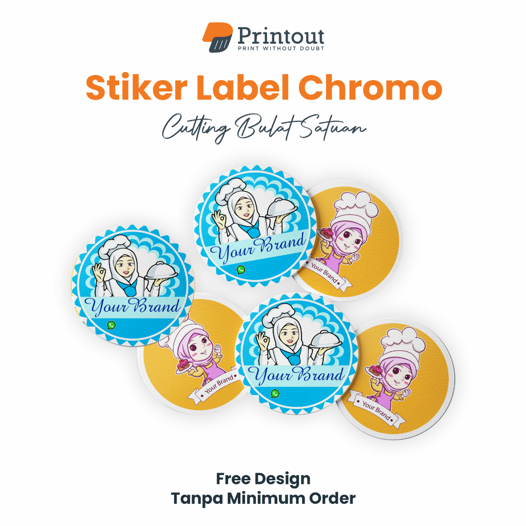 

PRINOUT Cetak Stiker Chromo / Label Bulat Label Nama Label Makanan Toples Kemasan Botol Minuman Custom Chromo ( Satuan )