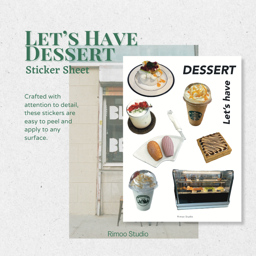 

Let's Have Dessert Sticker Sheet