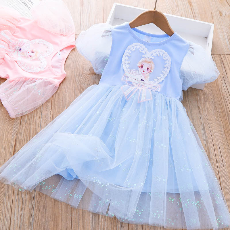 Dress Frozen Anak Baju Princess Anak Perempuan VIERRA