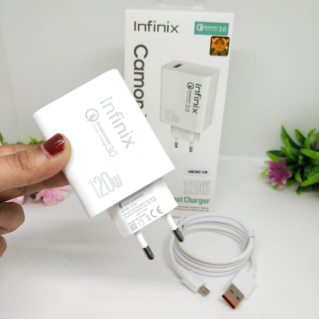 [SULTAN] CHARGER INFINIX CAMON 12 PRO 120W Ori 100% fast charging SMART CHARGING casan berkualitas tinggi FOR ALL SMARTPHONE