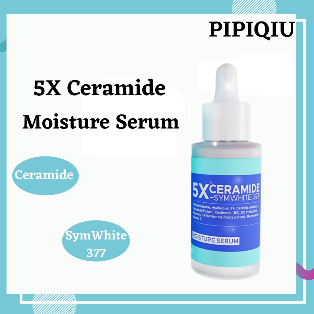 [MINIGO] Pipiqiu 5X Ceramide SymWhite 377 Brightening Skin Barrier Moisture Serum 30ml