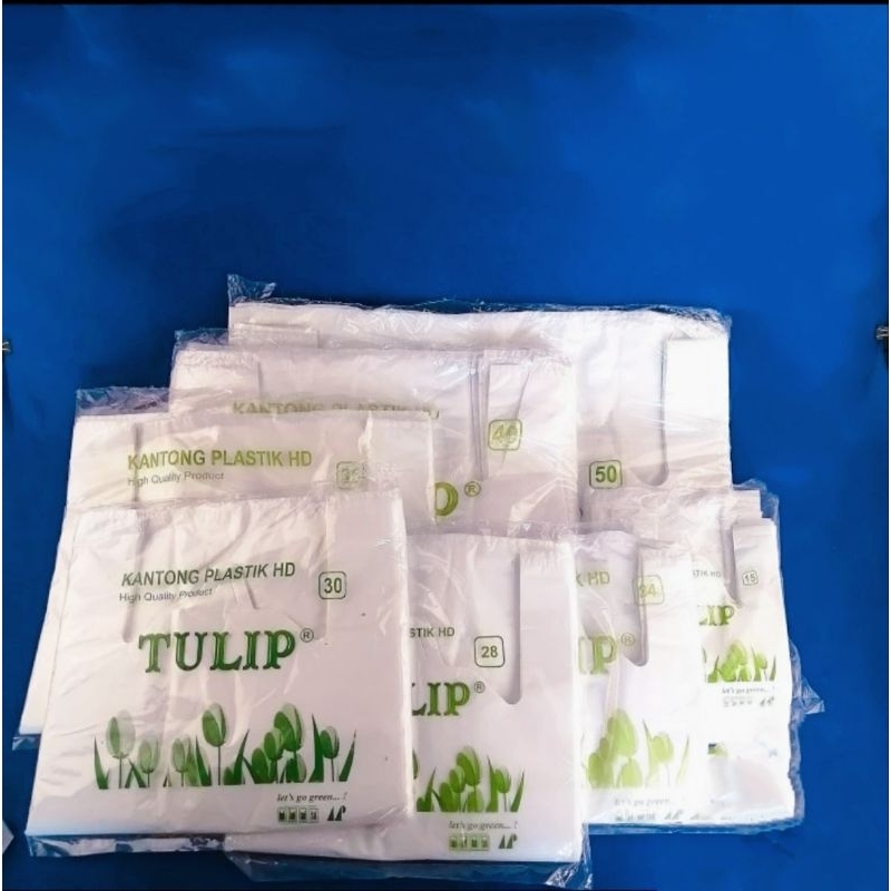 Kantong plastik kresek ukuran 40 warna putih susu ( 1kg )