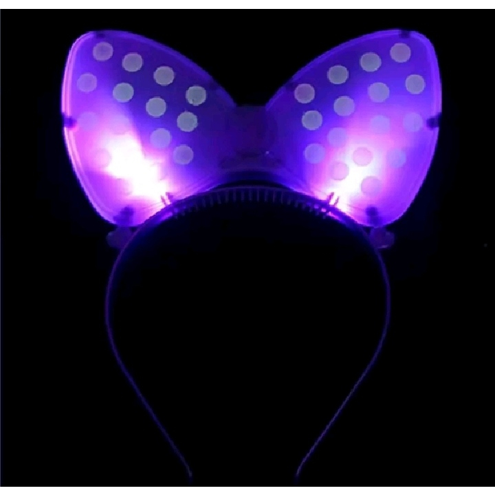 Promo Bando Pesta Ulangtahun LED Motif Bintang Warna-Warni Bisa Nyala