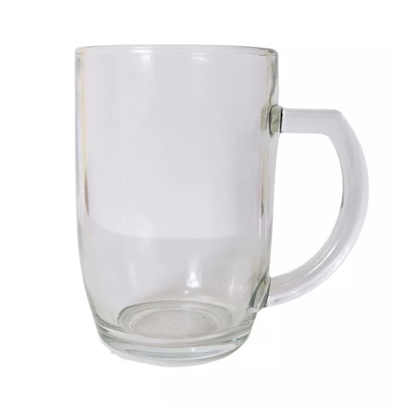 gelas minum kaca bening polos gendut / gelas kaca gagang / gdt12