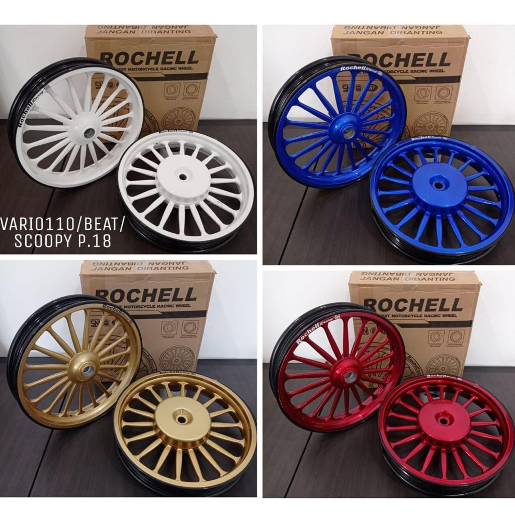 Velg Racing Beat, Vario, Mio Sporty Ring 14 Rochell P.8 & P.18 (1.85/2.15) (1.60/1.85)