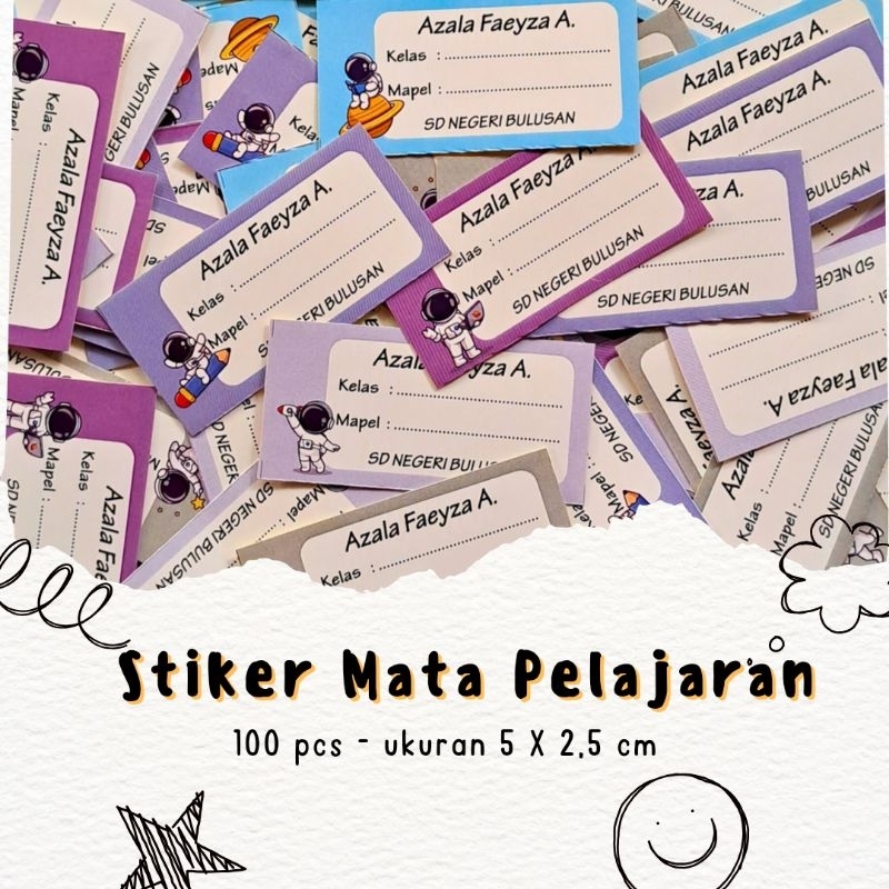 

Stiker Buku Mata Pelajaran