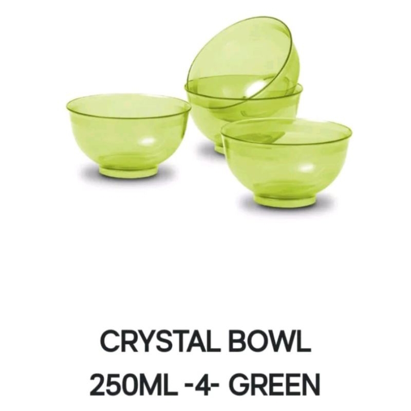 crystal bowl tupperware mangkok crystal tupperware