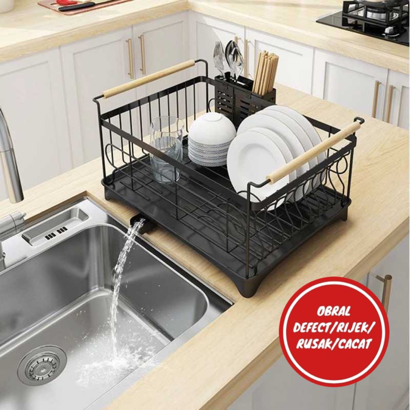 [OBRAL RIJEK] Rak Pengering Cuci Piring Kitchen Drain Basket - MYHY001