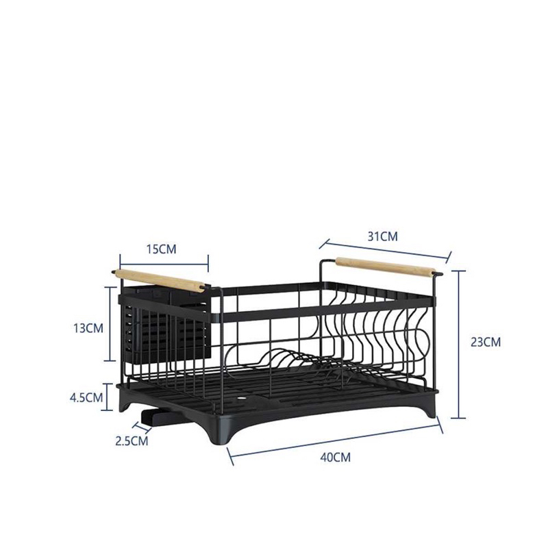 [OBRAL RIJEK] Rak Pengering Cuci Piring Kitchen Drain Basket - MYHY001