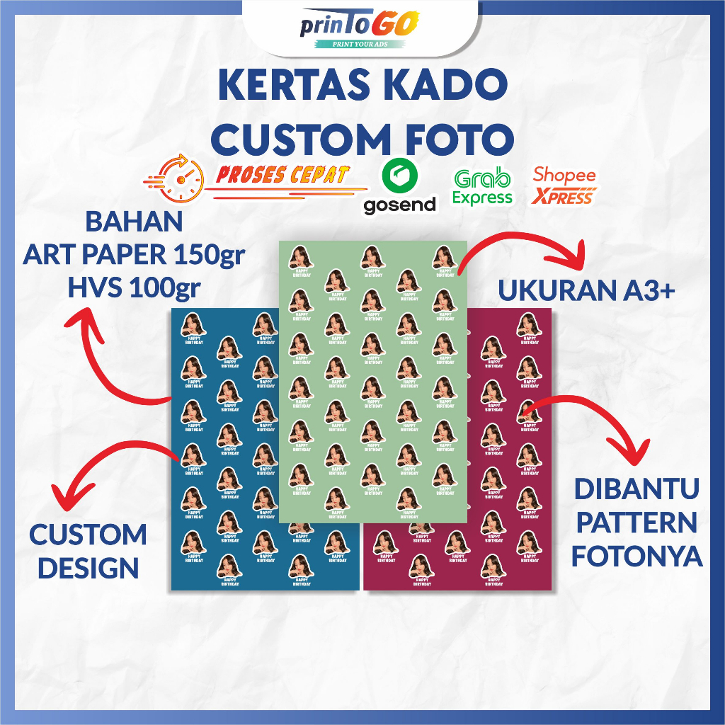 

KERTAS KADO CUSTOM / KERTAS KADO CUSTOM MUKA