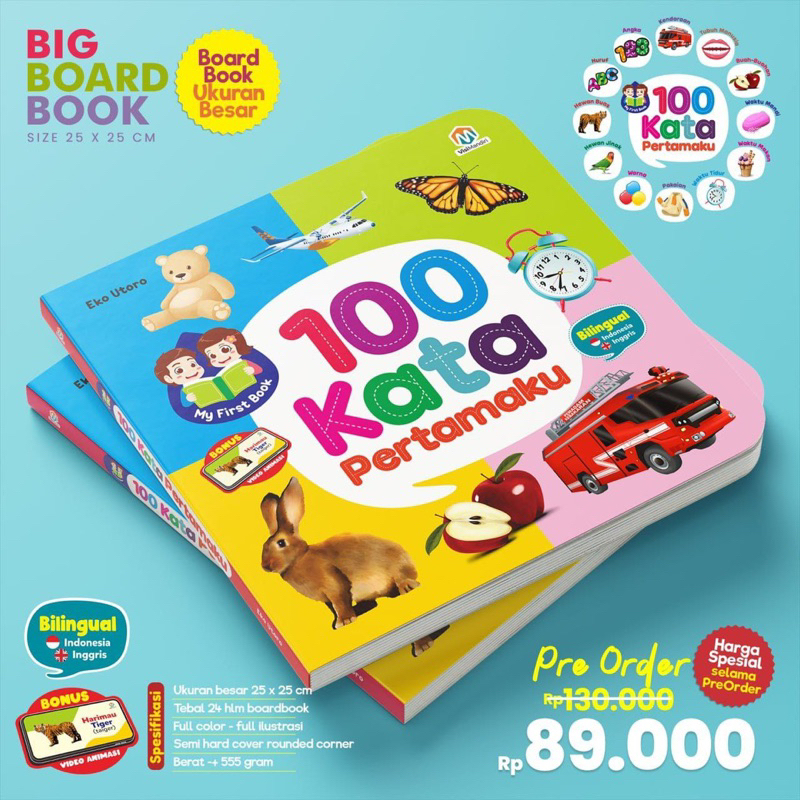 

[Pre Order]MY FIRST BOOK 100 KATA PERTAMAKU
