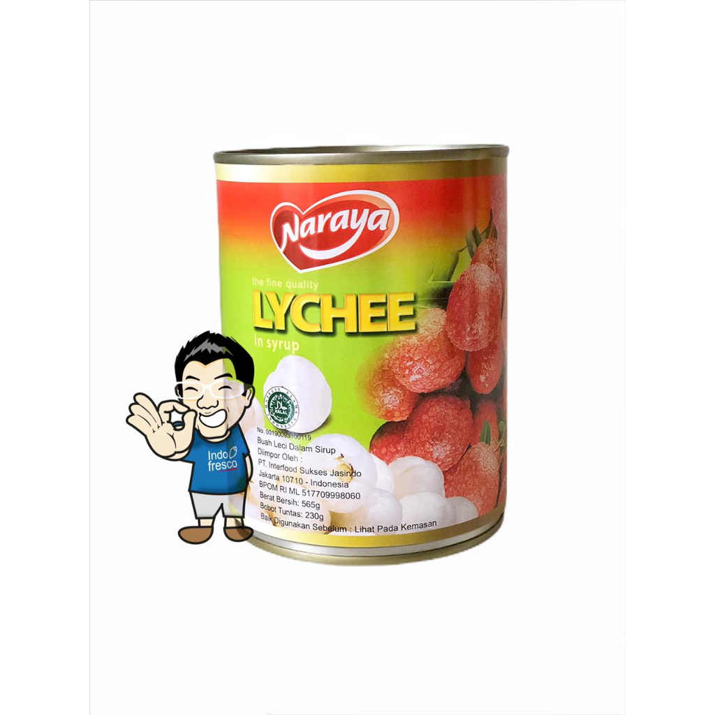 

Naraya Lychee- Buah Leci Kaleng- Buah kaleng 565g