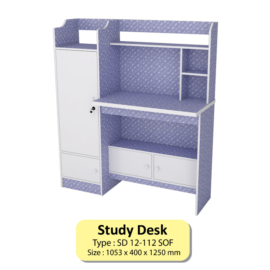 MEJA BELAJAR ANAK OLYMPIC - LITTLE PONY