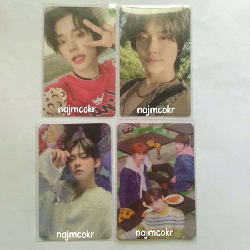 pc photocard yeonjun escape regular tccfoe tempation daydream ld m2u tnct