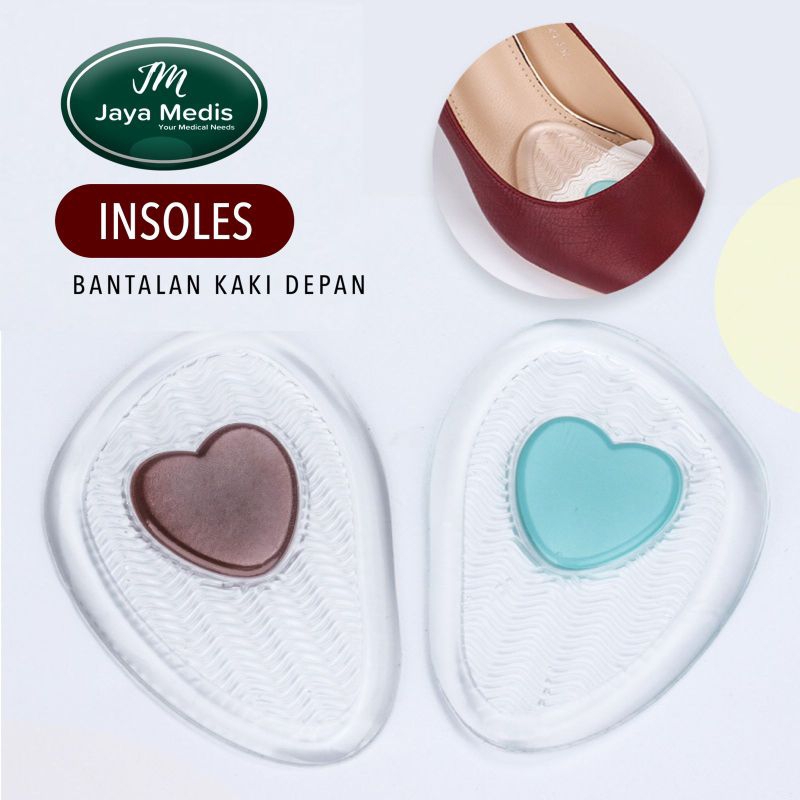 INSOLE BANTALAN KAKI DEPAN BENTUK LOVE