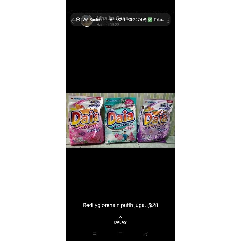 daia detergent bubuk