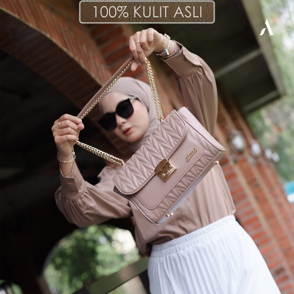 Tas pesta wanita kondangan branded asli terbuat dari kulit original premium tahan api branded bag ta