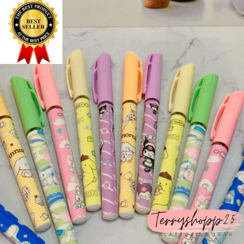 

Pen Gel Sanrio Warna Soft Pastel Pulpen Cute Viral Kode G8028 Cod Jakarta