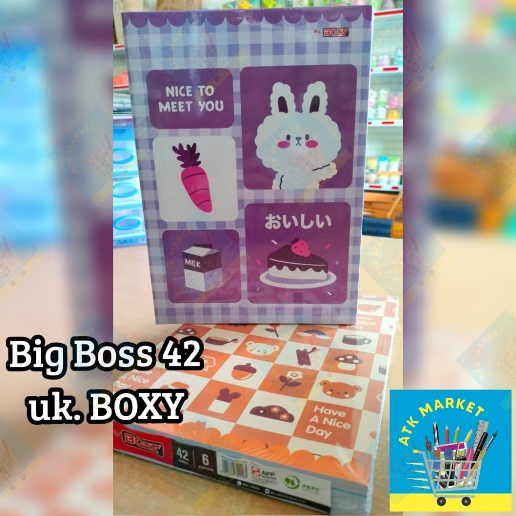 

(PACK6) Buku Tulis Big Boss Campus 42 lbr (SINARMAS grup)