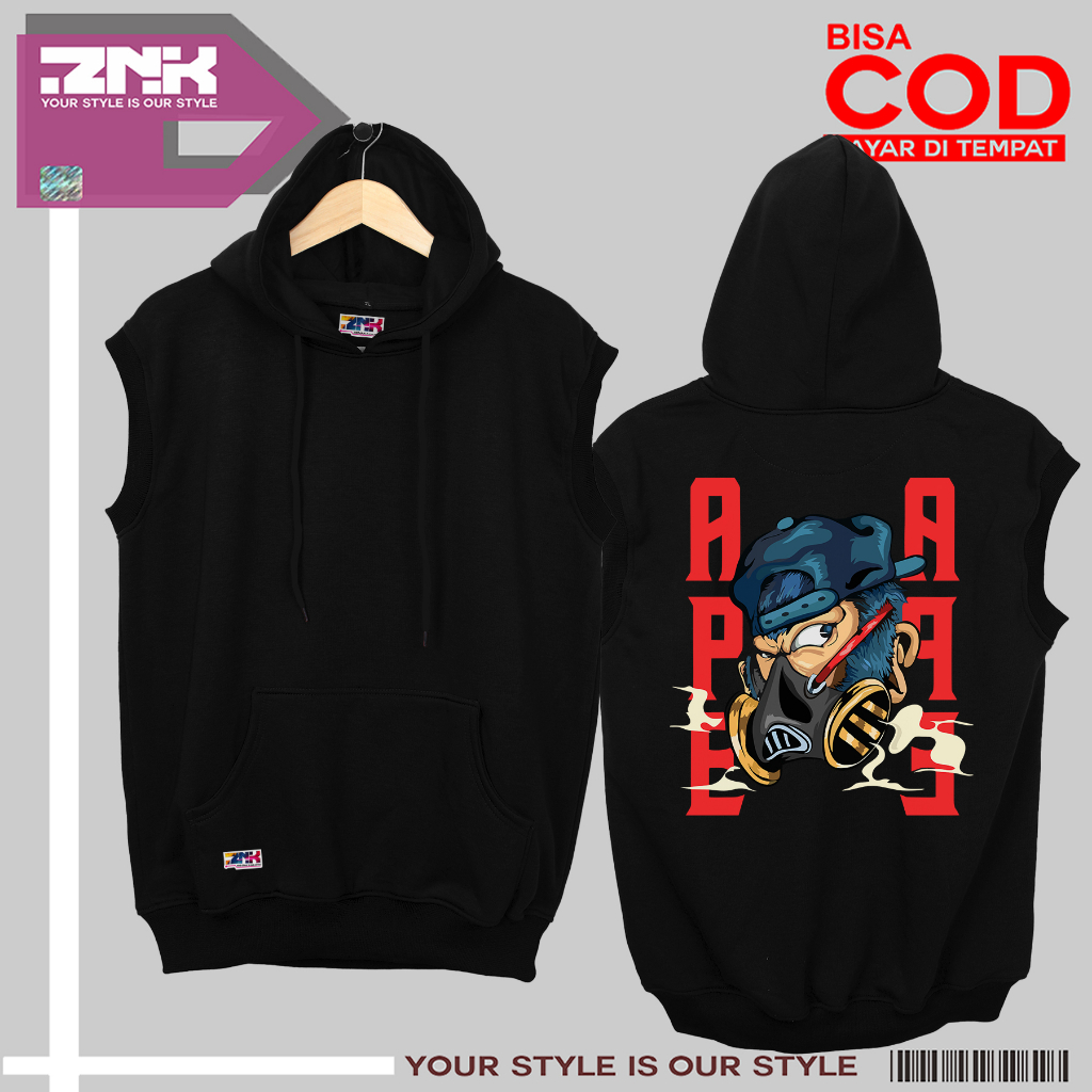 Rompi pria casual kekinian Rompi pria motor jumbo Hoodie rompi pria distro tebal warna Hitam Hoodie vest pria keren tebal distro terbaru 2023 Jacket rompi wanita kekinian terbaru viral distro Sweater vest wanita kortean style lucu