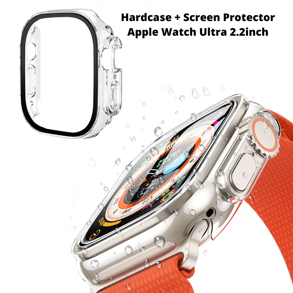 Hardcase + Screen Protector Apple Watch 49mm/2.2inch Pelindung Smartwatch