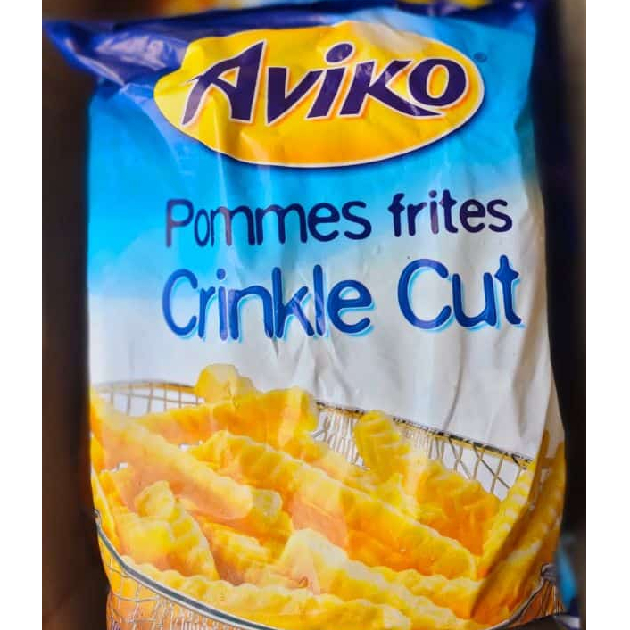 

Aviko Kentang Goreng 1 kg Shoestring / Crinkle Cut Frozen Food Murah | French Fries | Makanan Beku | Olahan Kentang Siap Goreng - FROZEN FOOD - Makanan Istant Siap Cepat Saji