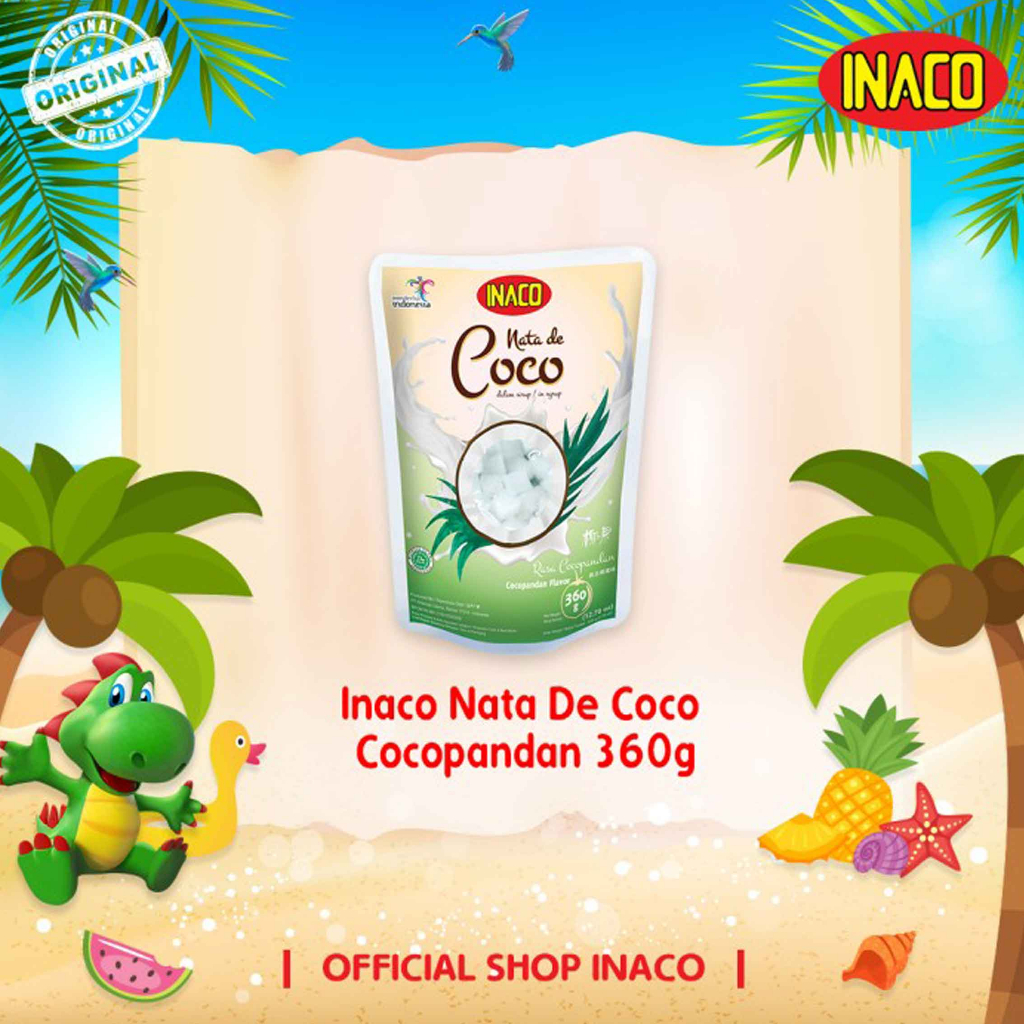 Minuman Coconut * Inaco Nata De Coco * Minuman Jelly Flavor * 360gr