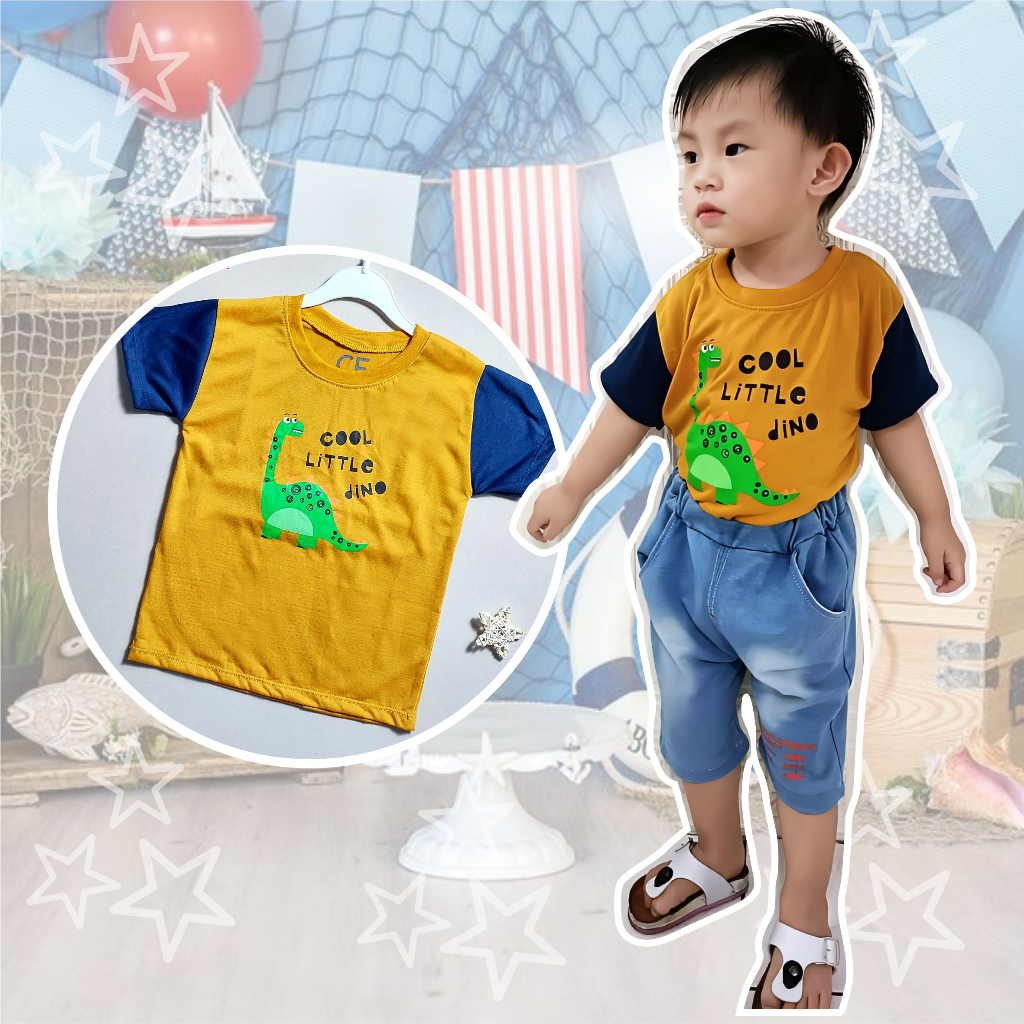 CF Kids Atasan Kaos Anak Laki-Laki Cute Little Dino