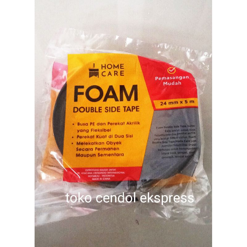 

double tape side foam
