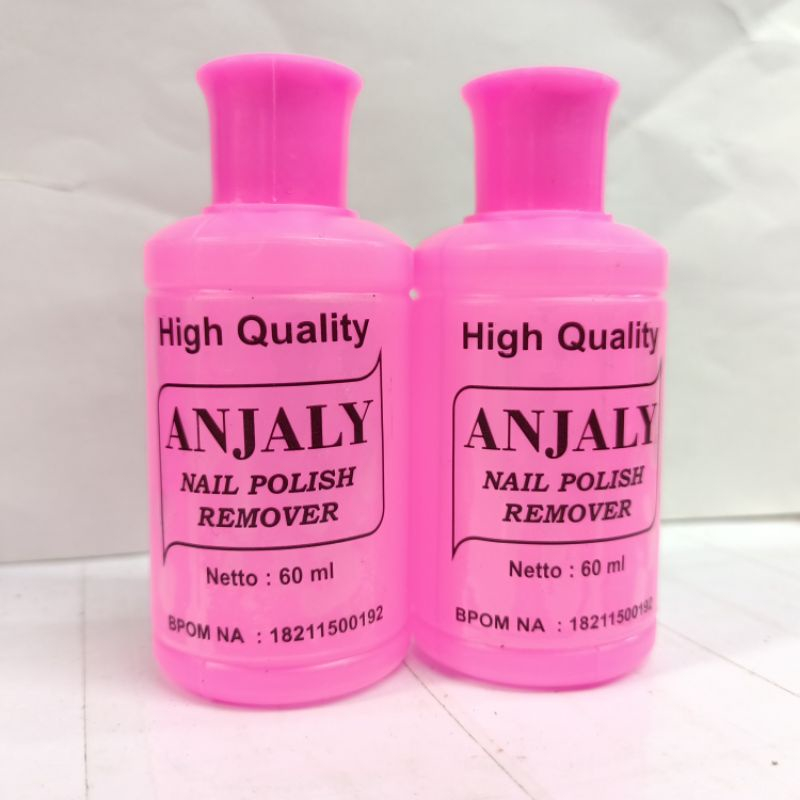 PEMBERSIH CAT KUKU Anjaly Nail Polish Remover 40ml Cairan pembesih kutek