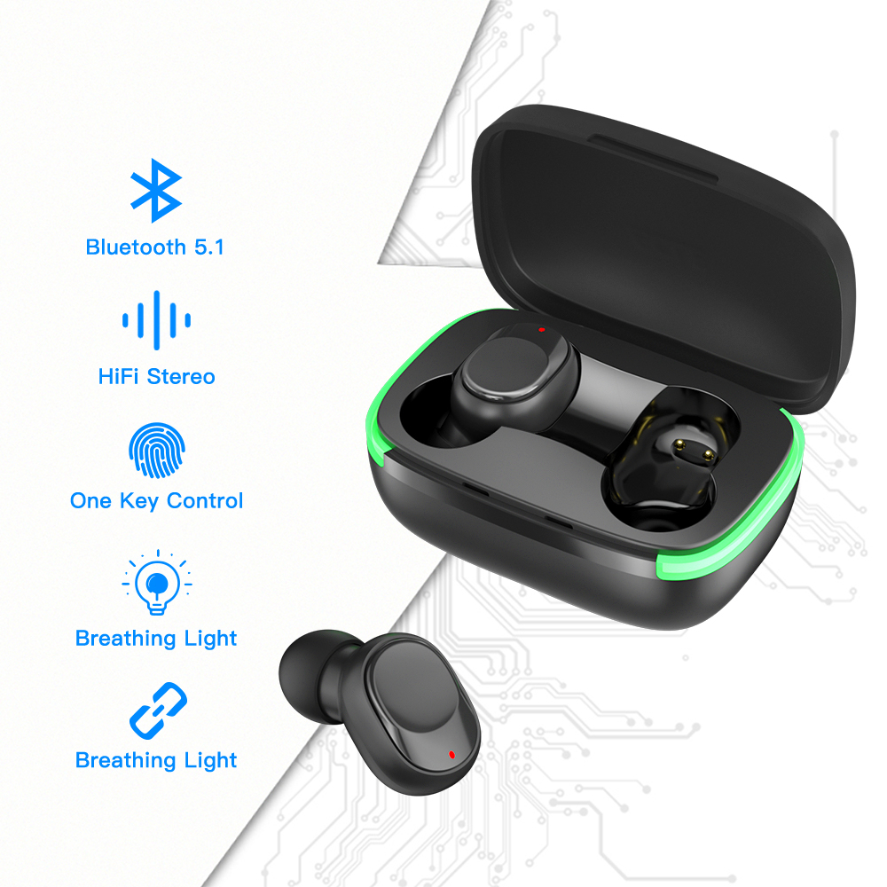 TWS Y60 Headset Bluetooth Earphone Wireless Earbuds TWS Music HiFi Stereo Sound