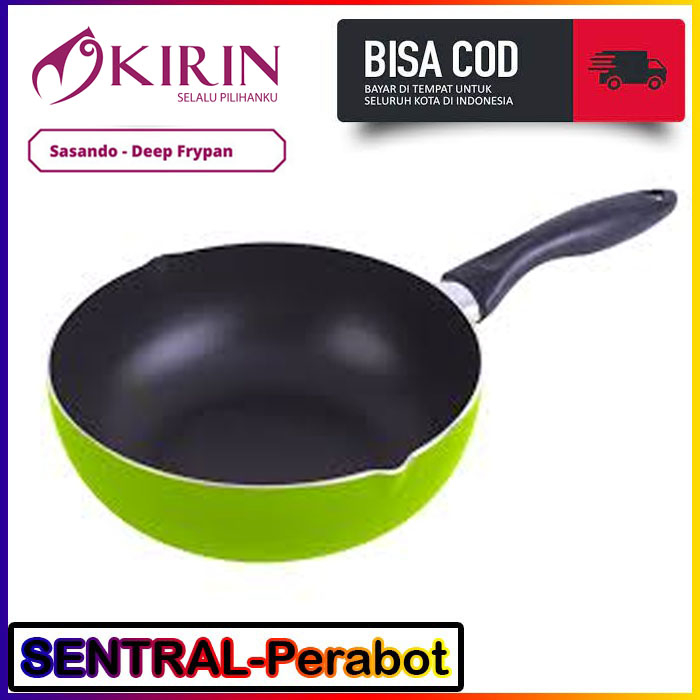Deep Frypan Sasando Neo KIRIN 20/22/24cm Marble Anti Gores