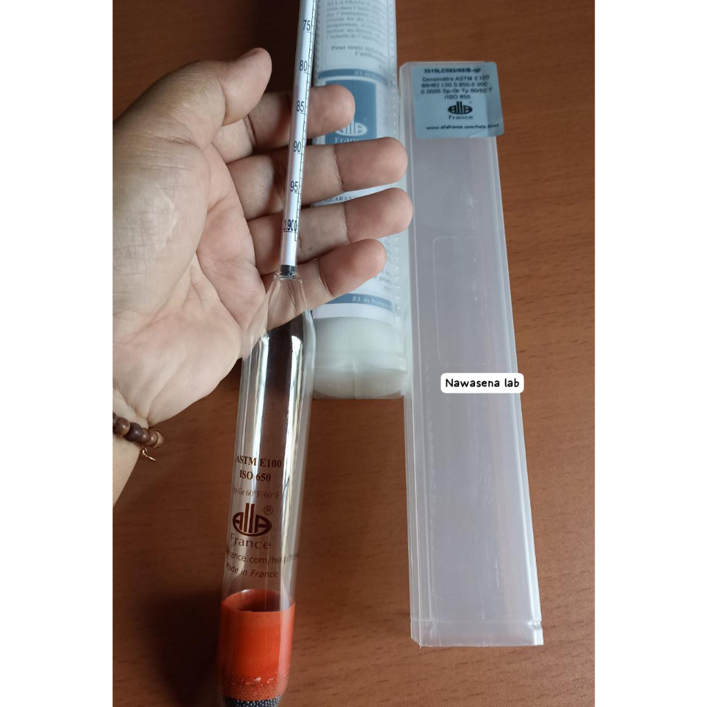 ASTM Hydrometer Bio Solar Unit Specific Gravity Range 0.850-0.900 allafrance