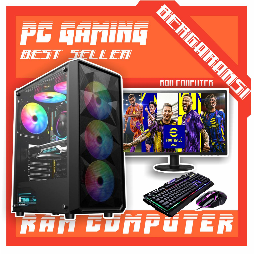 PC GAMING I5 3470 VGA 4GB DDR5 RAM 16GB SSD 120GB - PC RAKITAN TERMURAH