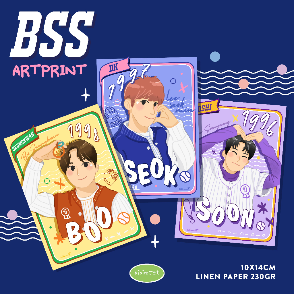 SVT BooSeokSoon Art Print / Seventeen BSS Art Print