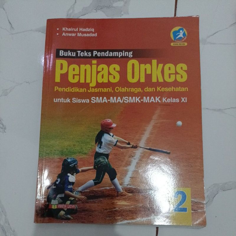 

buku paket penjas orkes PJOK kelas 11 sma penerbit yrama widya (like new)