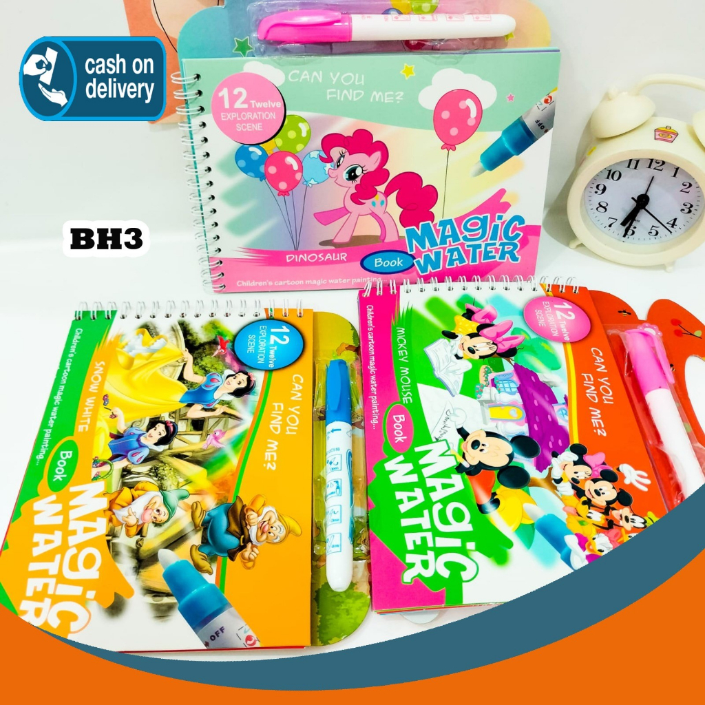 

BUKU MAGIC WATER COLOR BH3 PRINCESS LITTLE PONY MICKEY MINNIE KARAKTER COLORING BOOK ALAT MEWARNAI BUKU GAMBAR