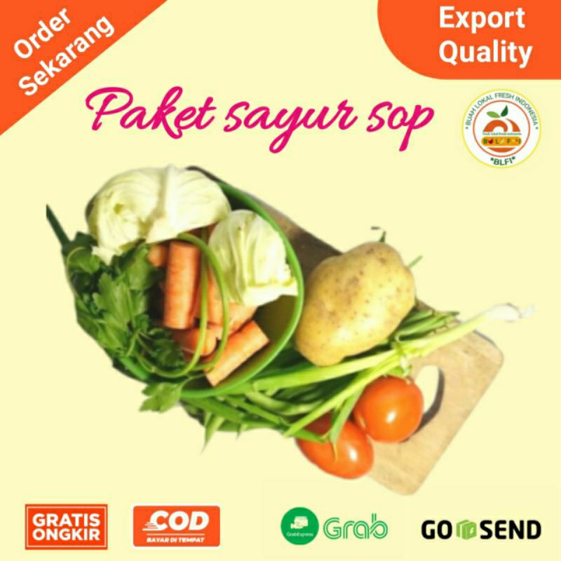 

PAKET SAYUR SOP LENGKAP SATU BUNGKUS