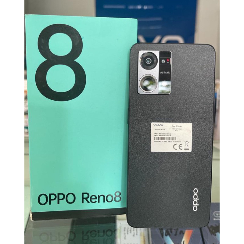 HP Oppo Reno 8 Second bekas 2nd