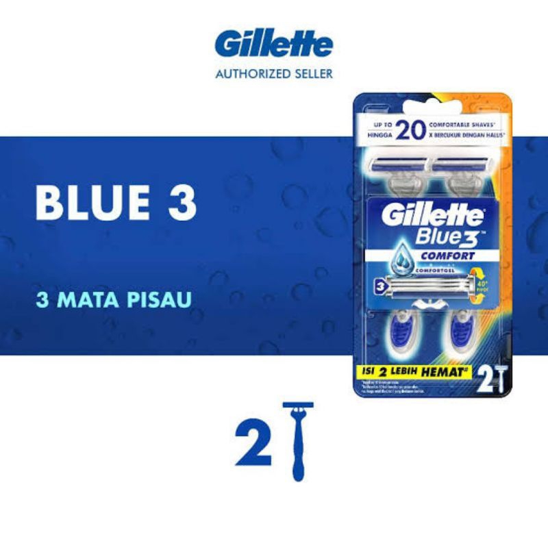 Gillette Blue 3 Comfort//Flexi Vibe