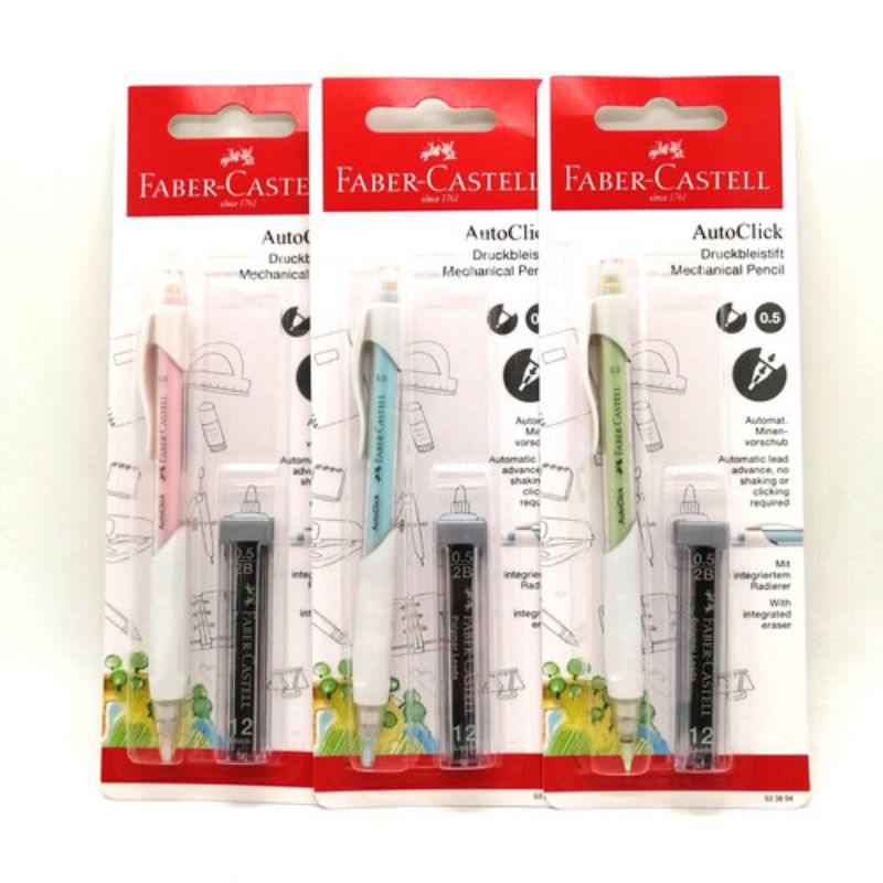 

Pensil Mekanik Faber Castell 533894 0.5m// Pensil Autoclik Faber Castell