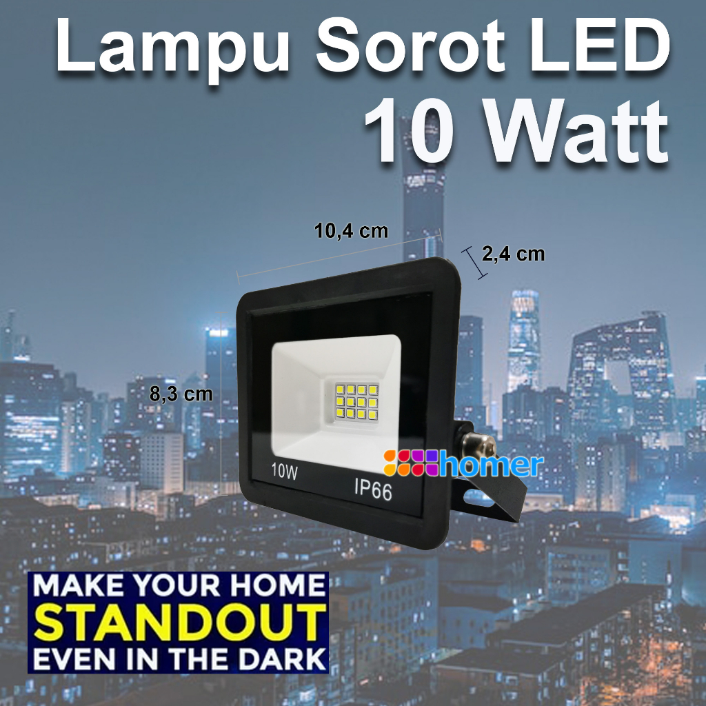 Lampu LED sorot Lampu tembak LED ip66 waterproof 10w 10watt 10 w 10 watt Lampu LED sorot Lampu temba