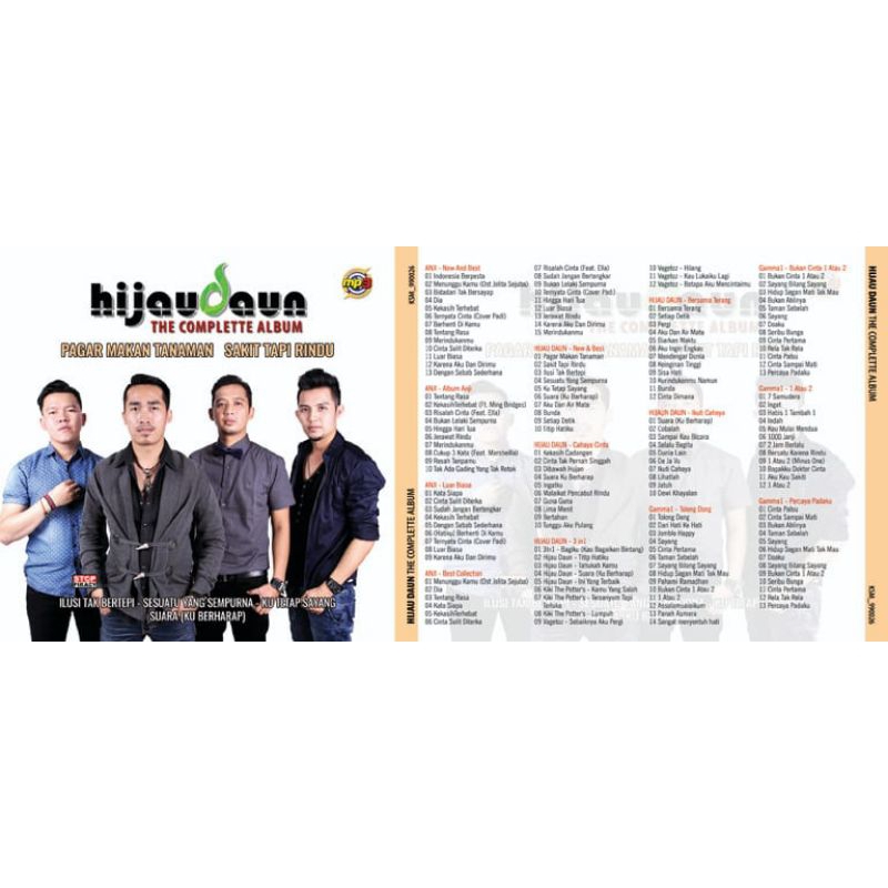 Kaset Audio Lagu Mp3 Hijau Daun Complite Album