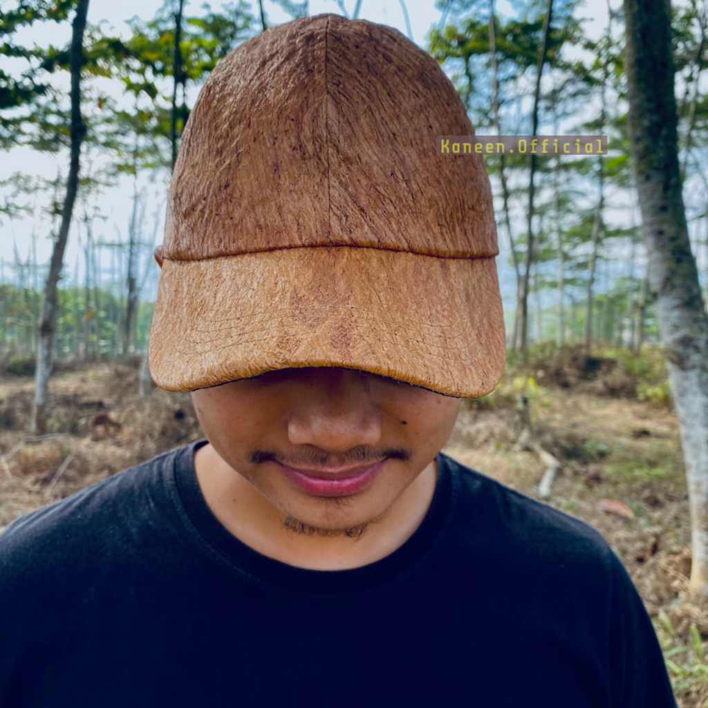 Topi Aesthetic Bahan Kulit Kayu Honay Asli