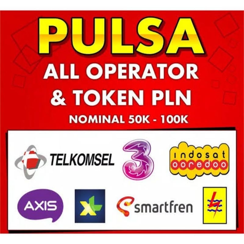 Pulsa All Operator dan Token PLN