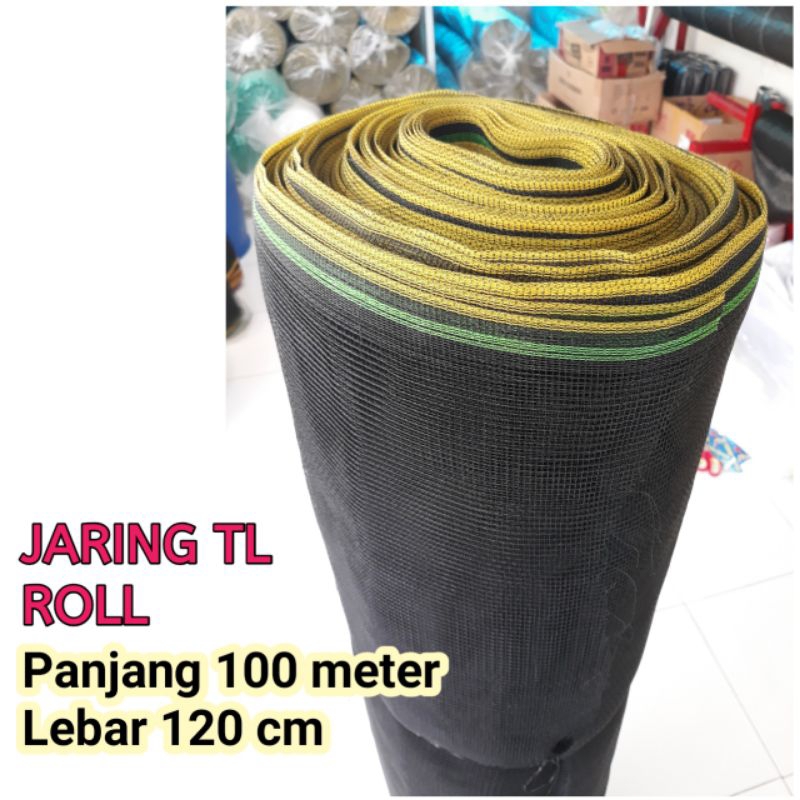 Jaring TL 100 meter/ Waring Hitam/ Jaring Pagar Ayam/ Jaring Pagar Tanaman