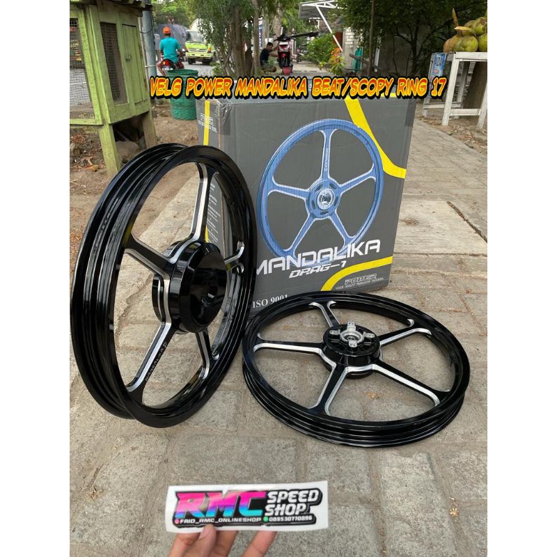Velg mandalika matic beat scopy Vario 110 ring 17